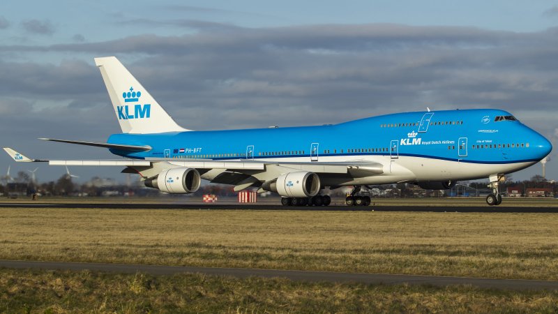 Боинг 747-400 KLM