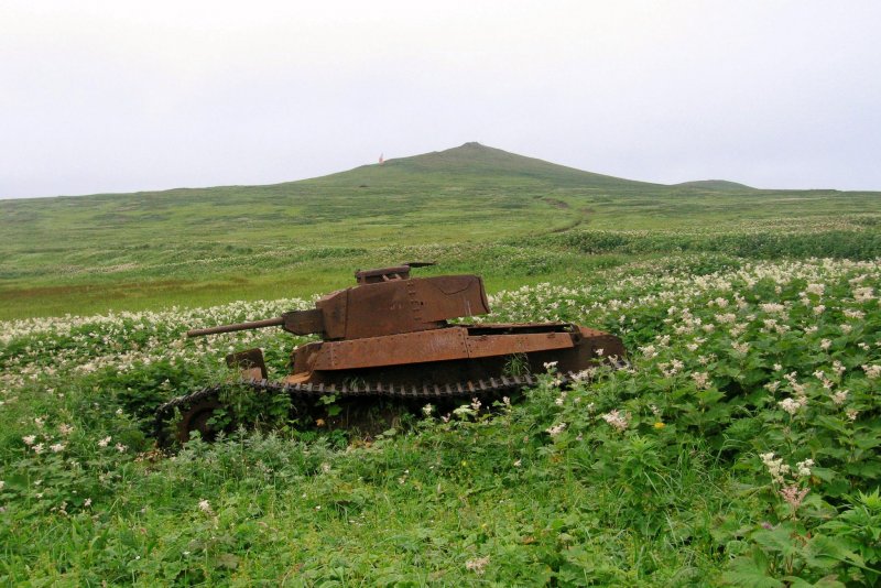 Трехмерная панорама десант на Шумшу. Последний остров войны