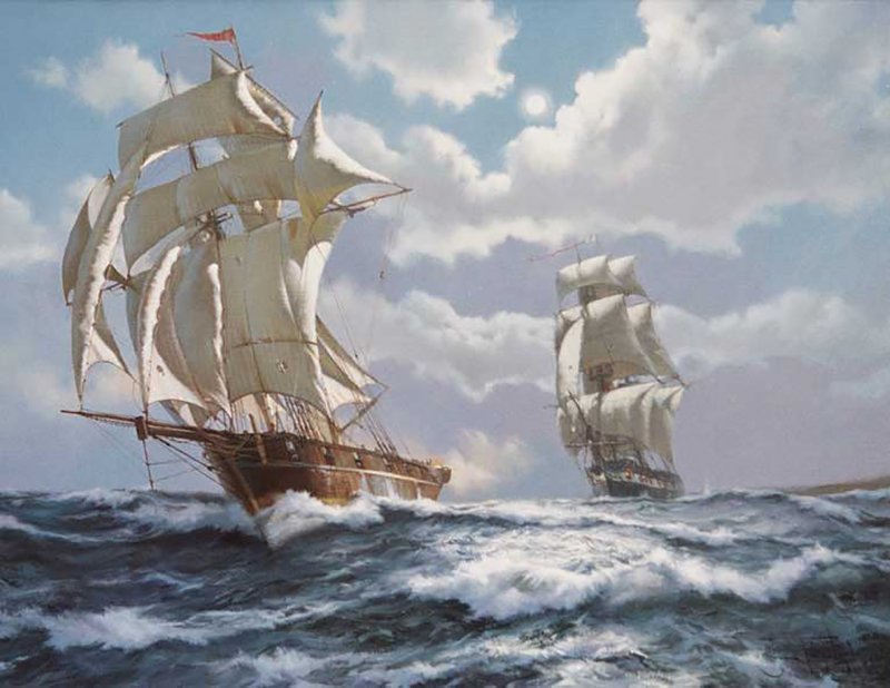 Geoff Hunt. Парусные корабли.