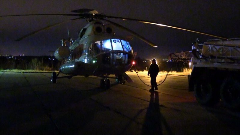 Ми-8 ночной