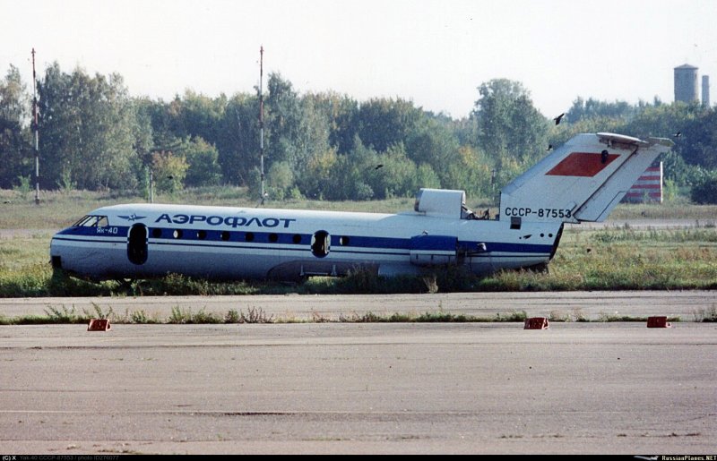 Як-40 в Ухте