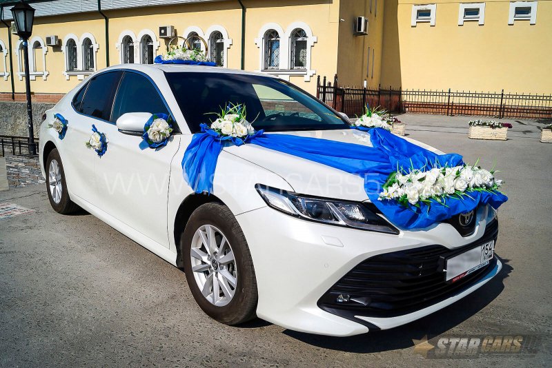 Украшение Свадебные машины цвета мяты