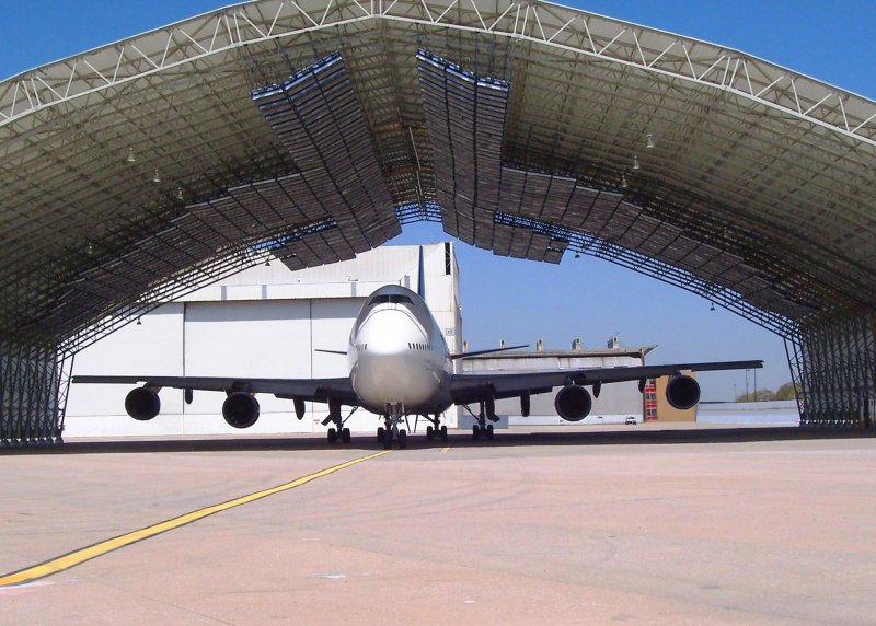 Ангар для самолета Боинг 747