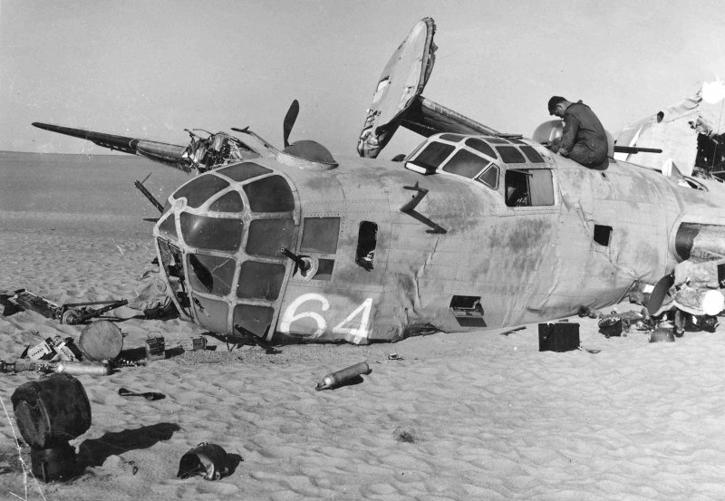 Бомбардировщике «Либерейтор». 1945