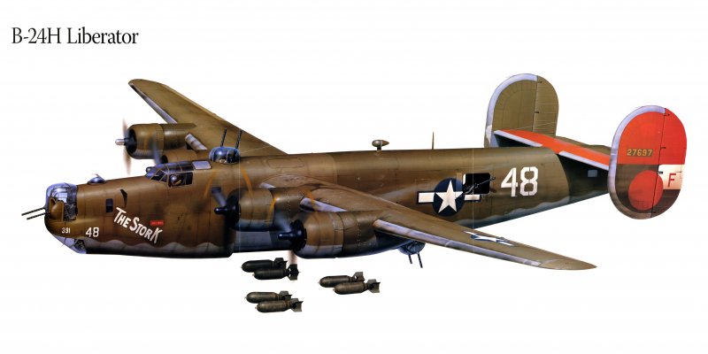 Бомбардировщик b24j Liberator