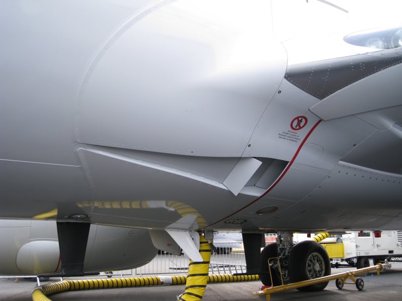Boeing 737 вид снизу