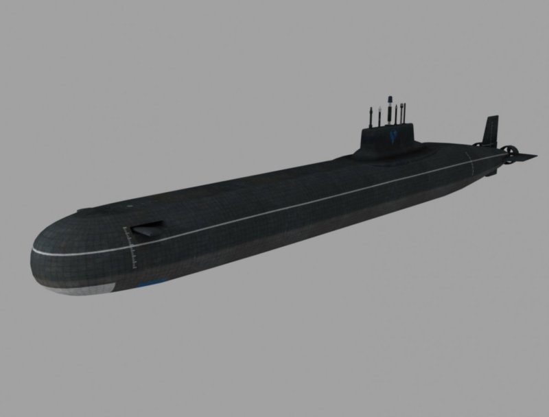 Подводная лодка 3d