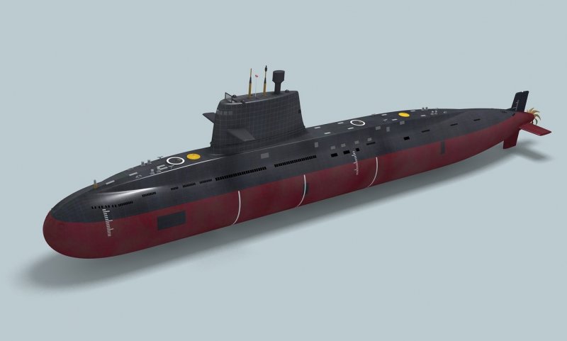 Подводная лодка 3д модель