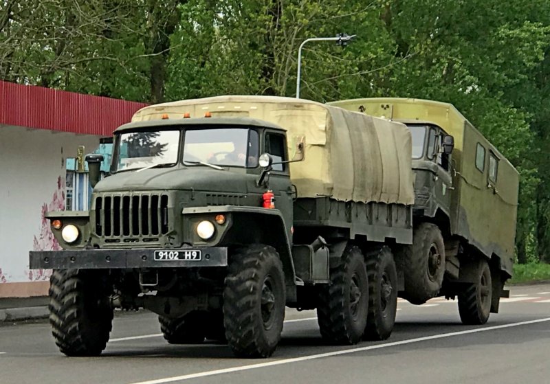 Урал 4320 военный град