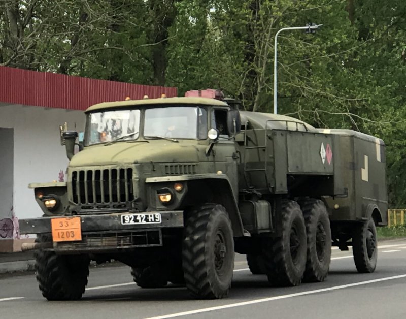 Урал 4320 военный бронированный