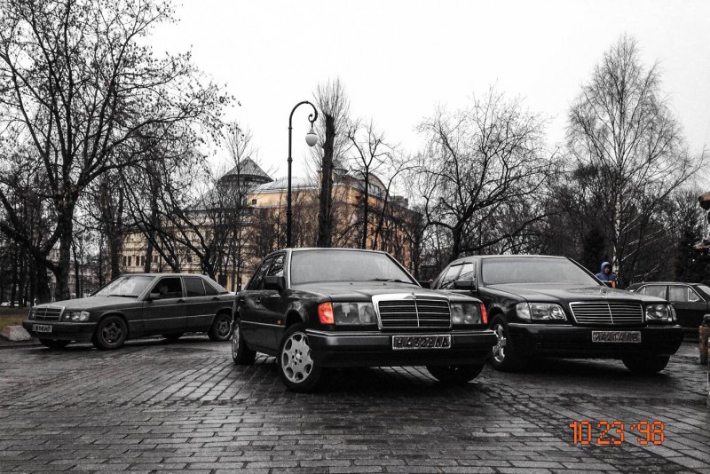 Мерседес s 124 Бандитский