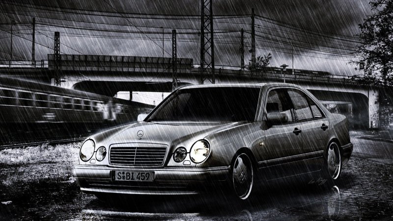 Mercedes Benz w210 Бандитский