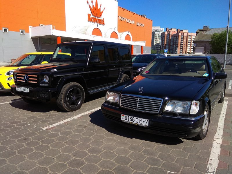 Мерседес w140 и Гелендваген