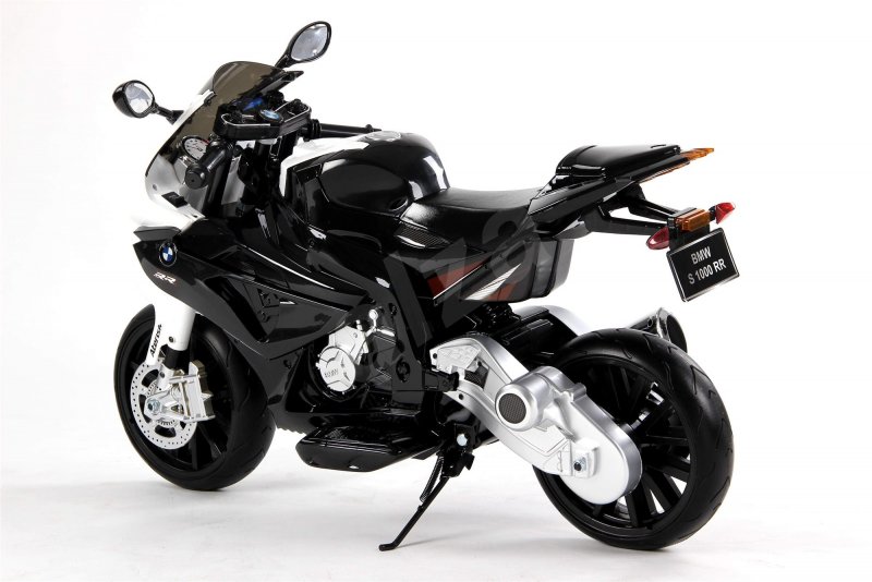 Детский электромотоцикл BMW s1000pr Black 12v - jt528