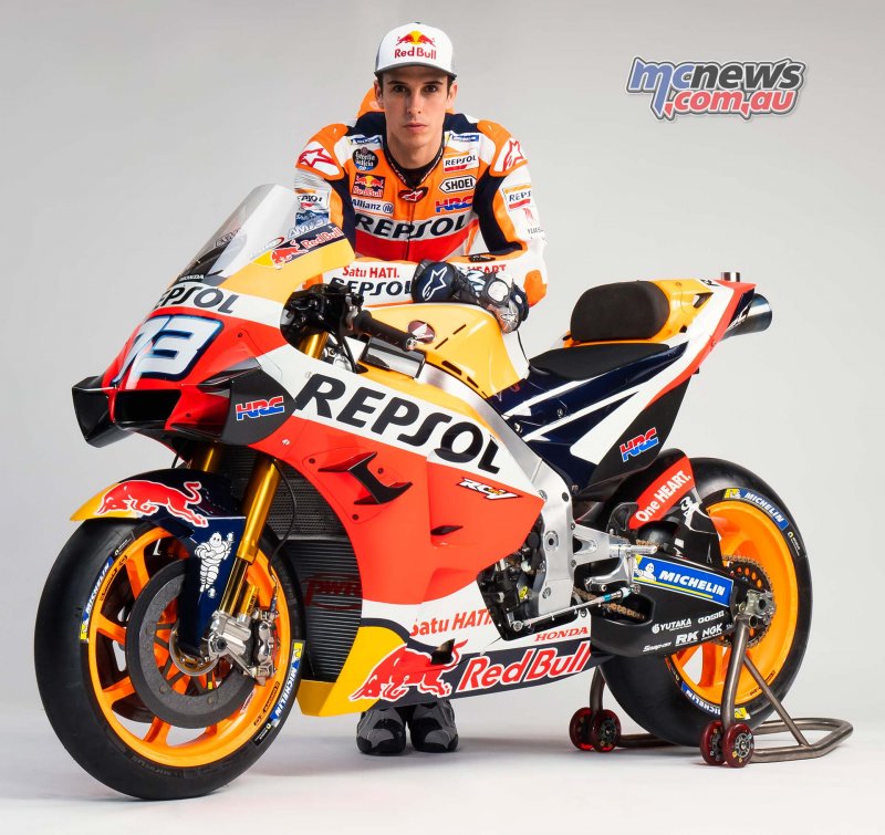 Красный детский мотоцикл Repsol