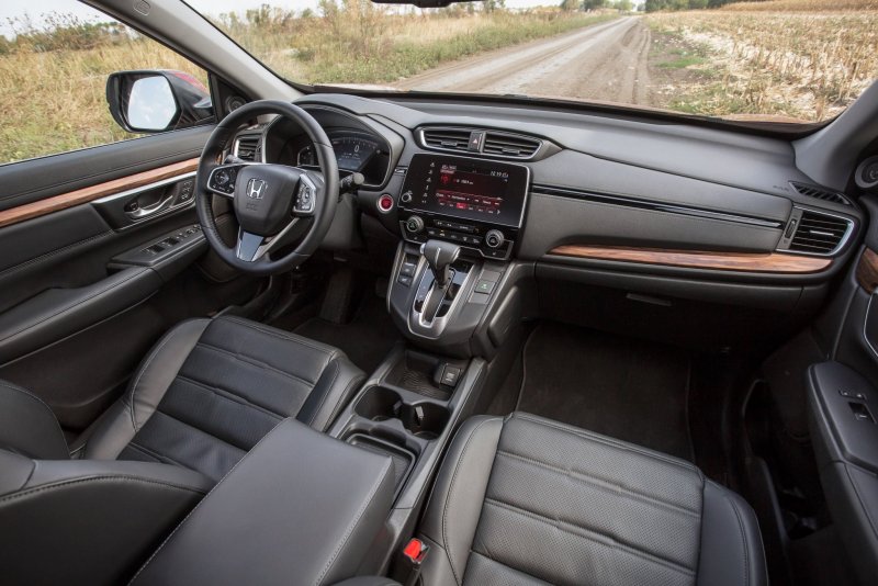 Honda CR V 2008 год салон