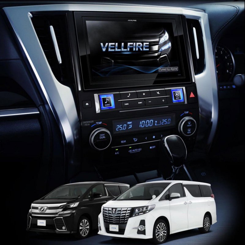 Магнитола Alpine Vellfire