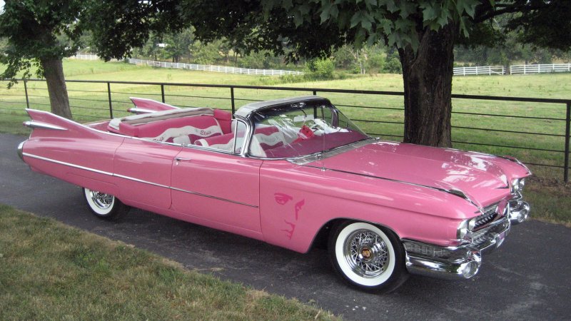 Cadillac Eldorado 1959 розовый