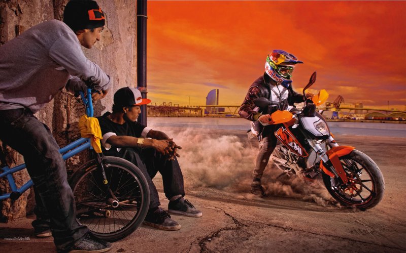 KTM Duke 125 Stunt
