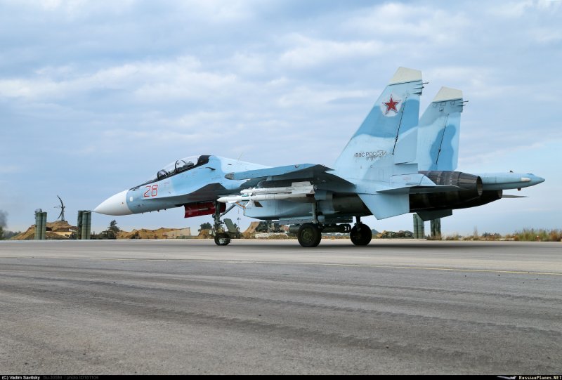 Су-30см Хмеймим Сирия