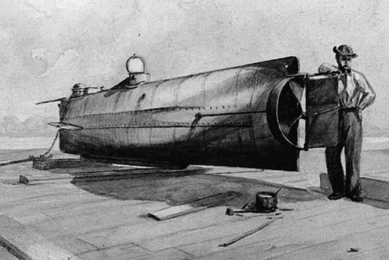 Подводная лодка южан 1864