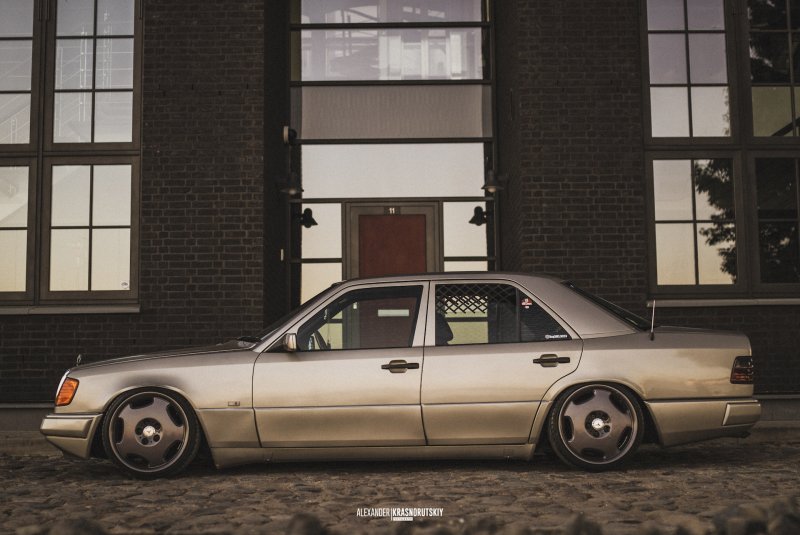 Mercedes Benz e класс 1998 stance расширения