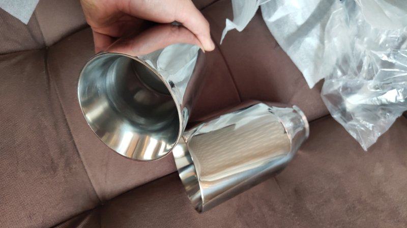 Насадки на глушитель Акрапович Мазда 6 GH