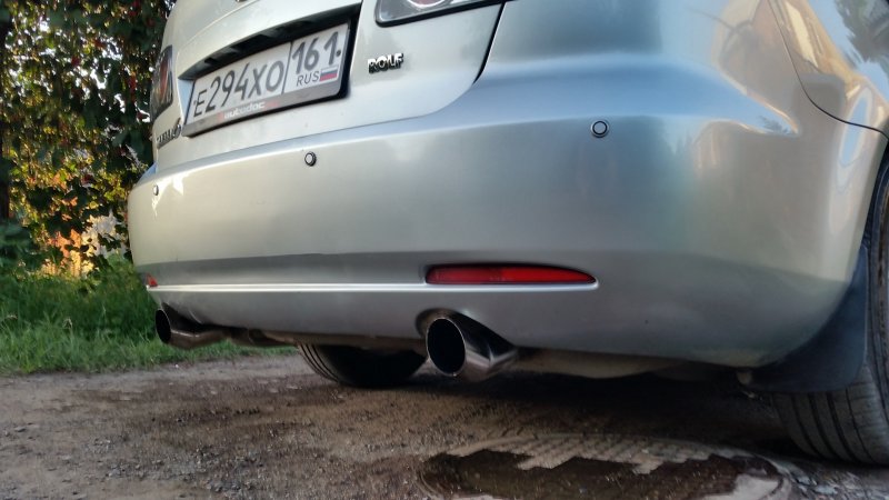 Mazda 6 gg выхлоп