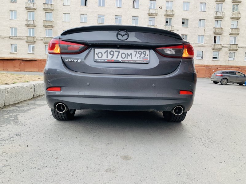 Насадки на глушитель Мазда 6 GH