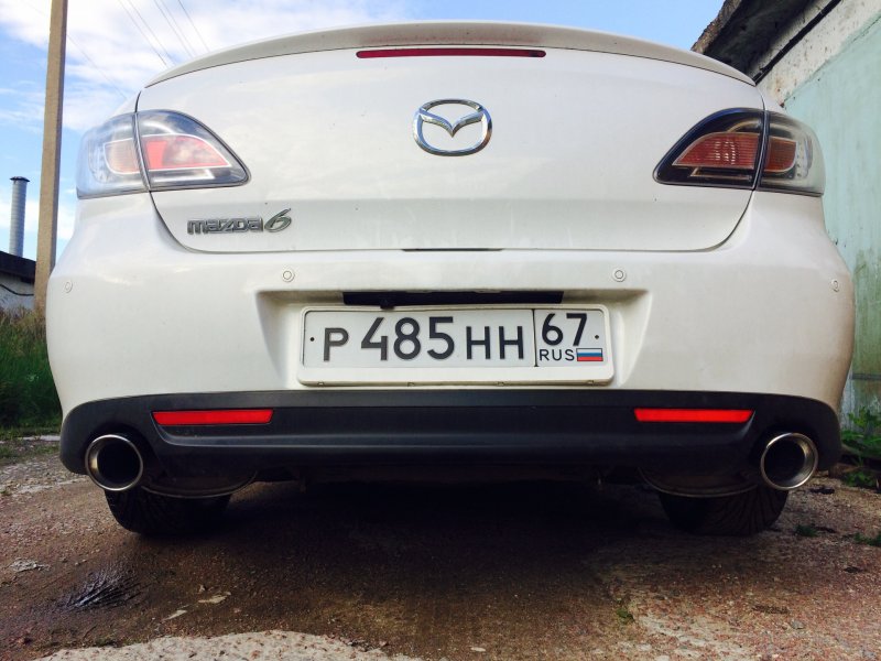 Mazda 6 gi 2015 насадка выхлоп