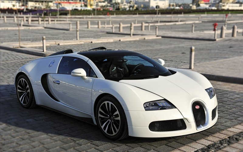 Bugatti Veyron 16.4 белая