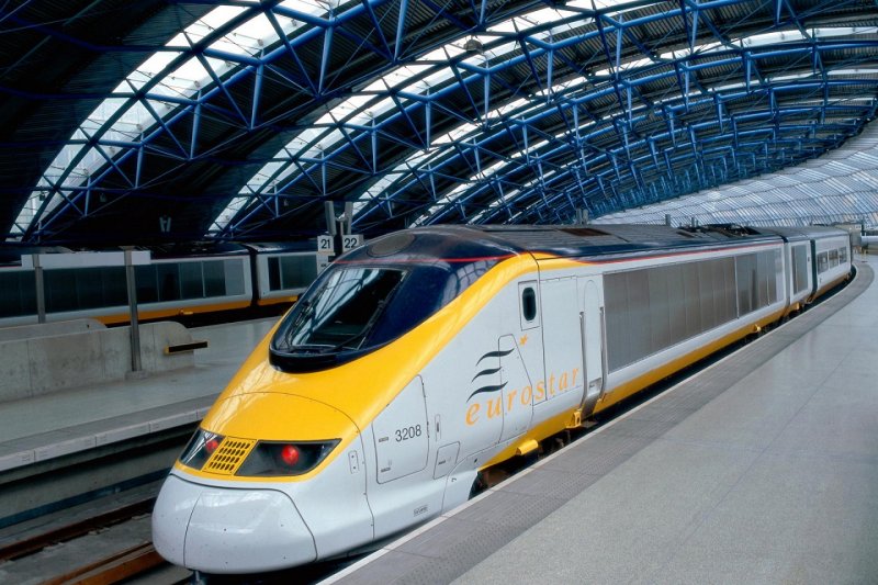 Скоростные поезда Европы Eurostar,