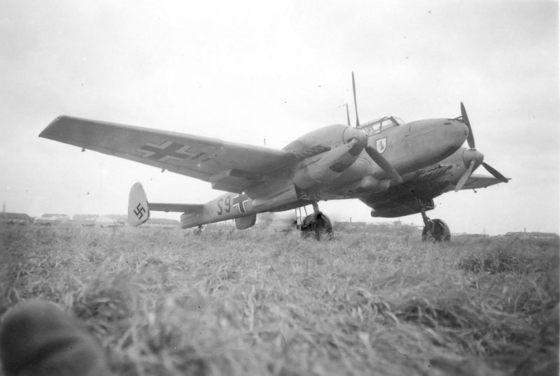 Ме-110 с бомбами
