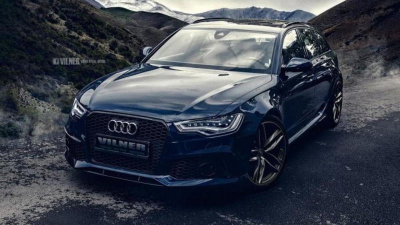 Ауди рс6 Авант черная