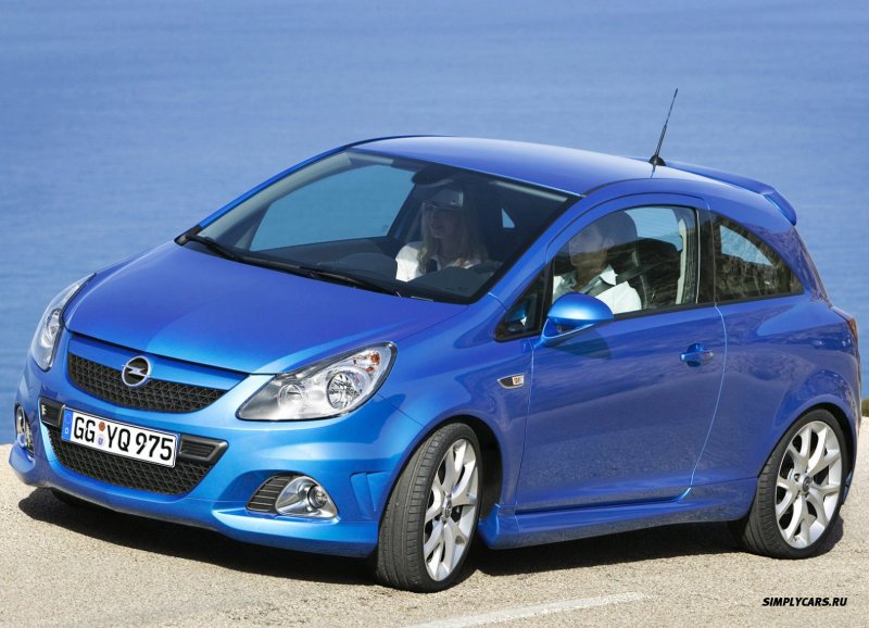 Opel Corsa d OPC выхлоп