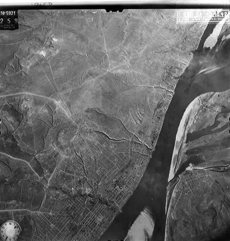 Аэрофотоснимки Сталинград 1942