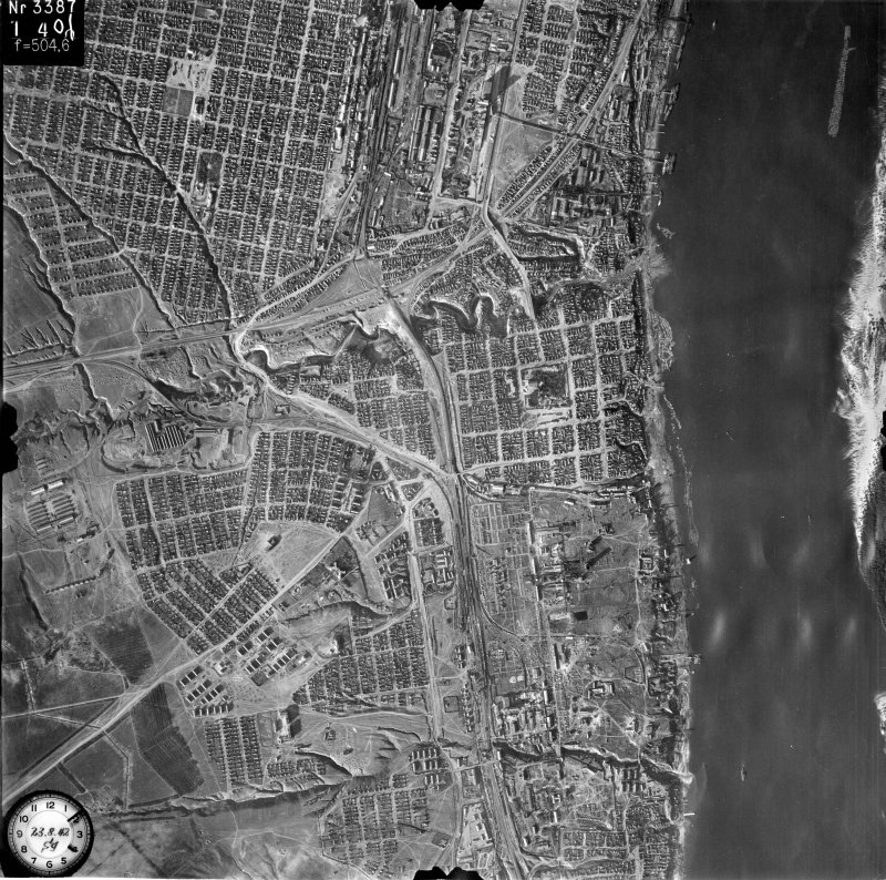 1942 Аэрофотосъёмка Сталинграда Красноармейский район