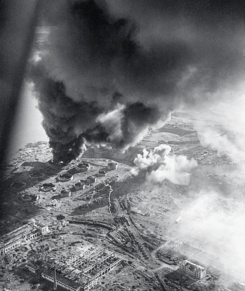 Аэрофотосъемка Сталинграда 1942