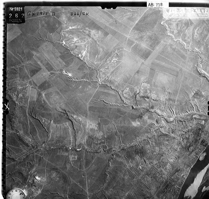 Аэрофотоснимки Сталинград 1942
