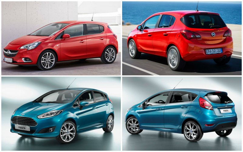 Ford Fiesta and Opel Corsa