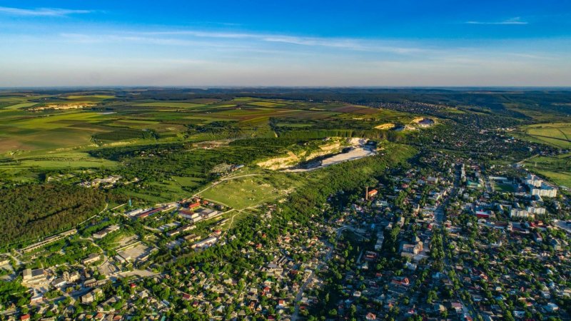 Иосифо-Волоцкий монастырь с птичьего полета
