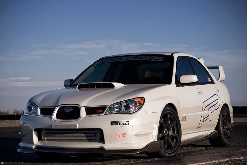 Subaru WRX STI черная