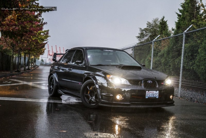 Subaru Impreza WRX STI 2008 черный