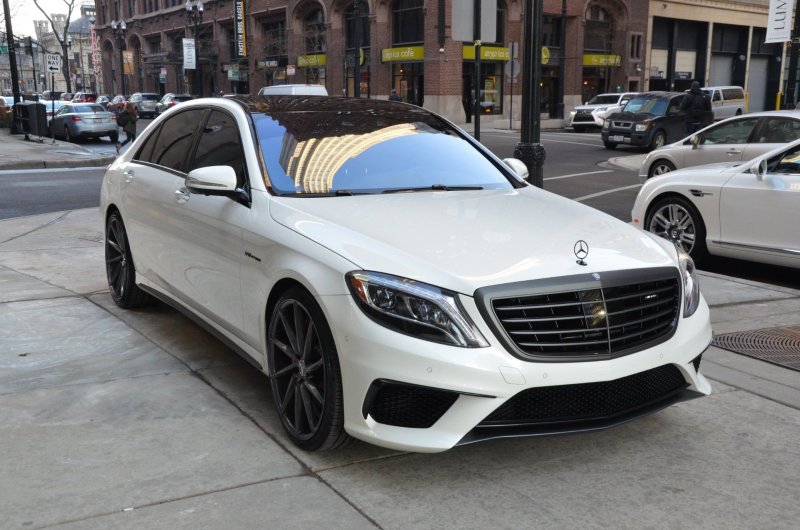 Mercedes Benz s63 AMG белый