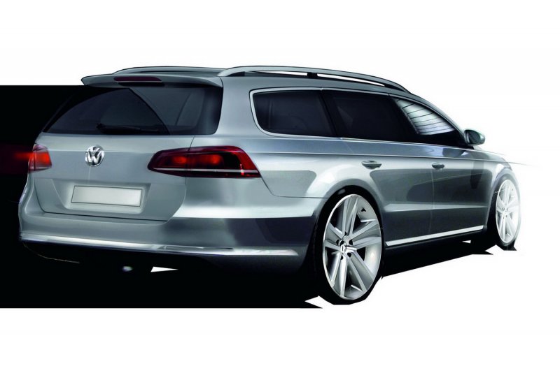 VW Passat b7 универсал Tuning