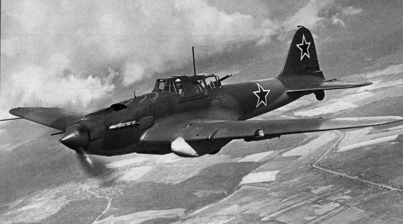 Ил-2 бомбардировщик