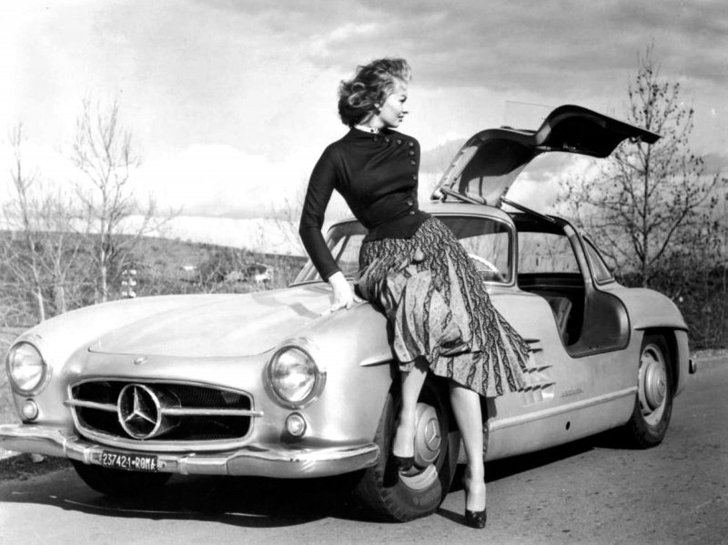 Mercedes 300sl Софи Лорен