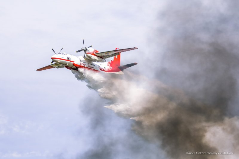 Самолеты-танкеры АН-32п Авиалесоохрана