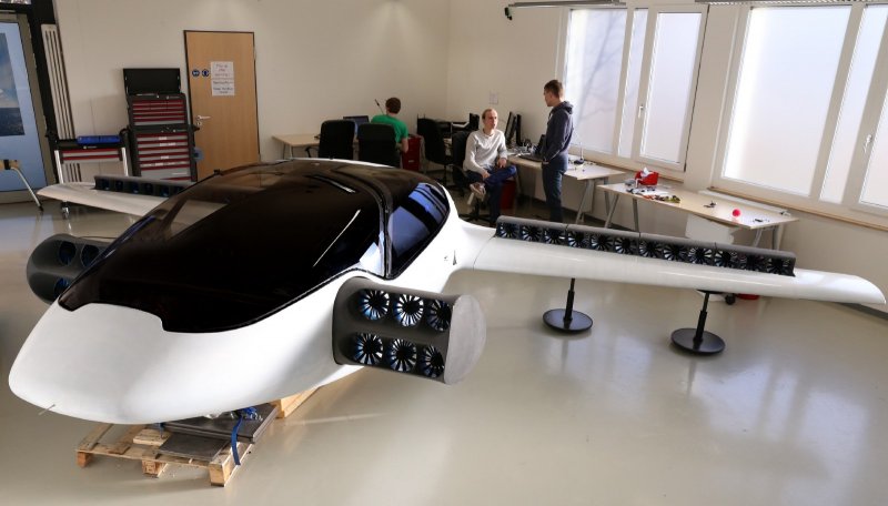 The Lilium Jet летающий электромобиль
