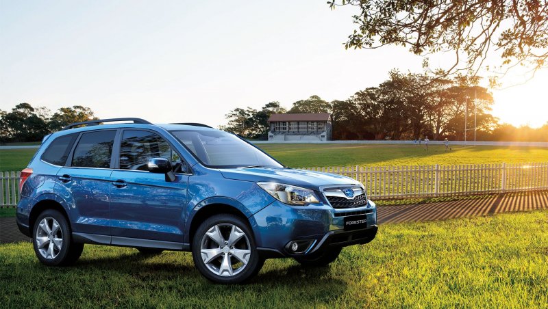 Синий Forester SJ